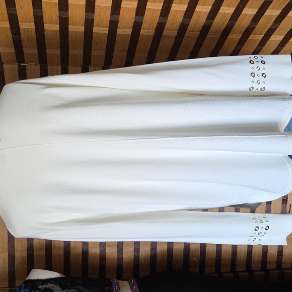 NWT! Ruby Rd Gold Rivet Sweater - Picture 8 of 11